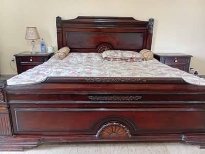 Double Bed with Side Tables & Dressing