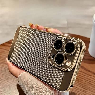 Electroplating Heat Dissipating Iphone 15 Pro Max Case