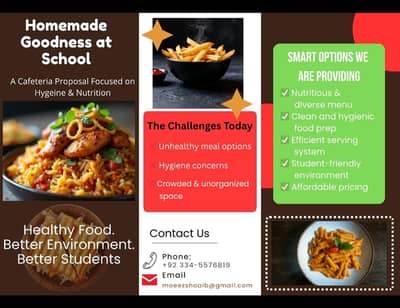 Homemade Food for Offices and Schools