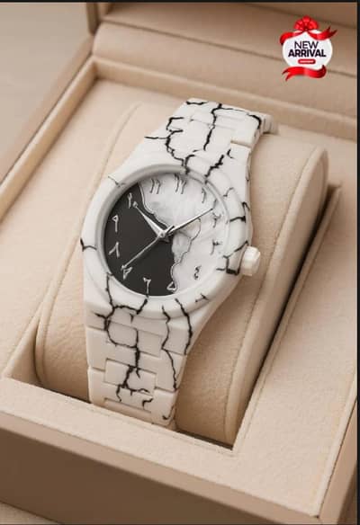 luxury marble design Arabian watch