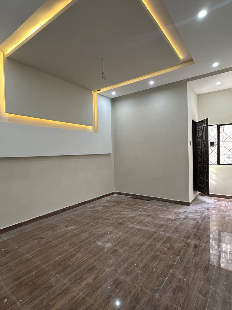 Modern interior woodwork and finishing in a completed house