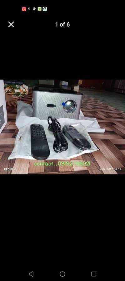 Xnano x3 pro smart andorid box pack projector