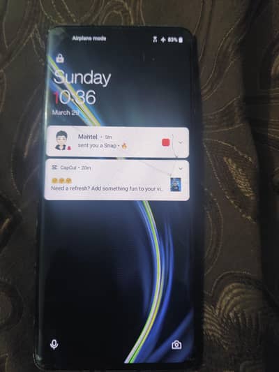 one plus 8 8gb 128 minor touch break and back break working all ok ori