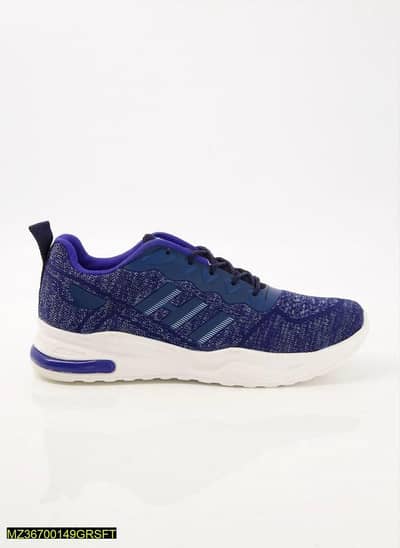 Men Blue Mesh Joggers Shoes All Season Casual