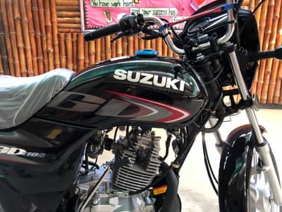 suzuki gd 110s very low mileage 1500 km month off june