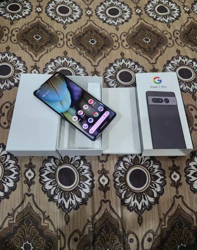 Google pixel 7 pro PTA approved 256 GB with box WhatsApp 03201602758