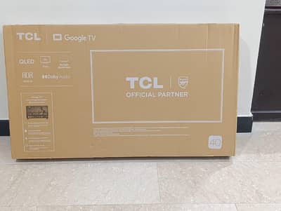 TCL QLED Google TV 40inch  (New/Box Pack) – Unused!