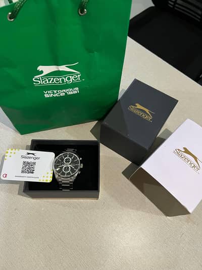 Slazenger Men’s Multifunction – Stealth Grey Dial | Stainless Steel