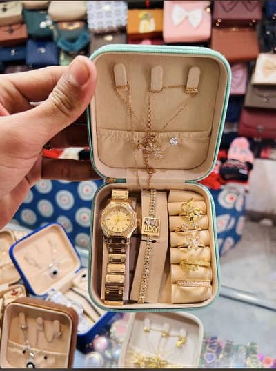 Watch and Jewellery set