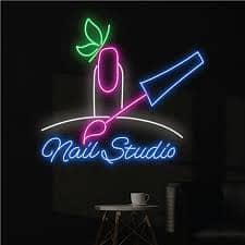 Neon stripe ,Acrylic sign board, 3d sign board, Neon sign board