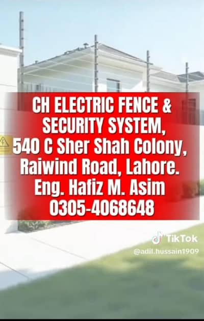 Electric fence and security system
