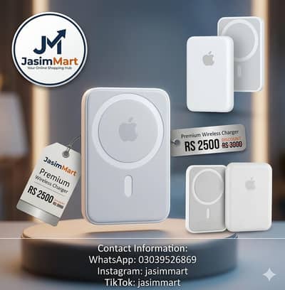 Magsafe Powerbanks (New) For Iphone and Android (Delivery all Pakistan