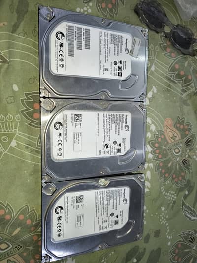 250 GB hard drives 3 pices