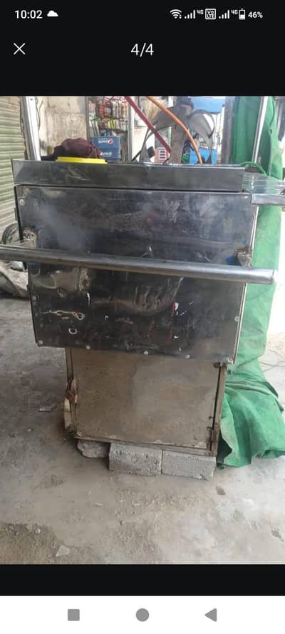 samosa and fruit chat counter