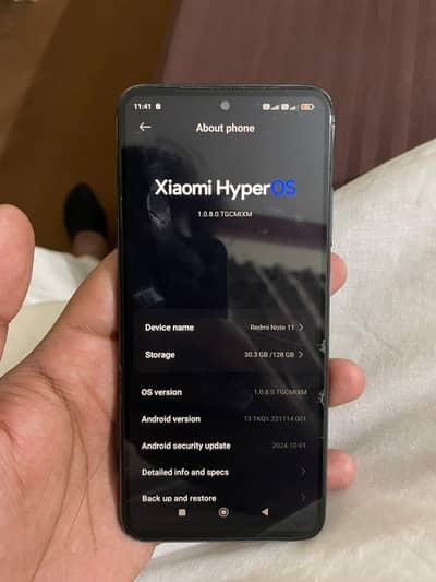 Redmi note 11 6/128  pta proved