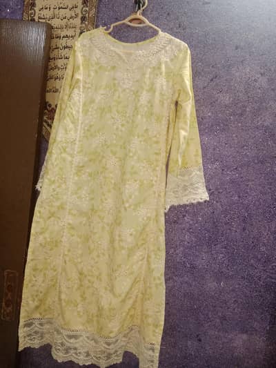 beautiful lemon yellow colour dress 3pc