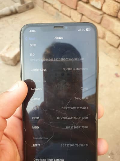 Iphone Xs max 256gb Official pta approved