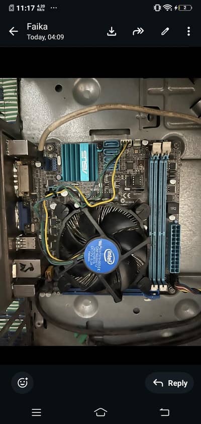 motherboard H61 + processer i5 3th gen