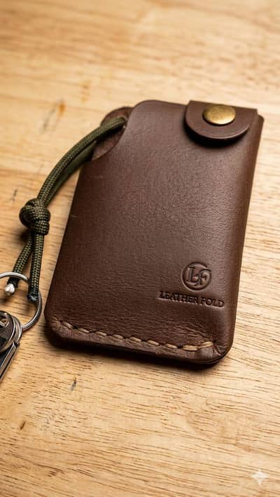 Card holder in 100% original leather