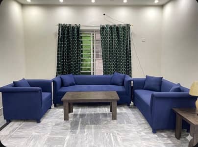 "Urgent Sale: Stylish Blue Sofa Set in Mint Condition - Best Price"