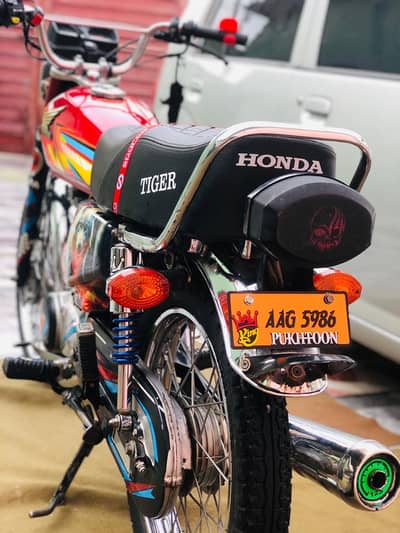 Honda 2021 model with double thinke and double saman modified