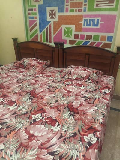 single 2 bed set without mattress
