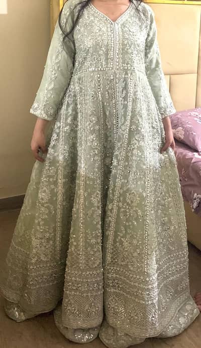 Pista green full length Maxi.