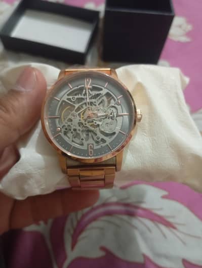 Kenneth Cole Skeleton Dial (Visible Mechanism)