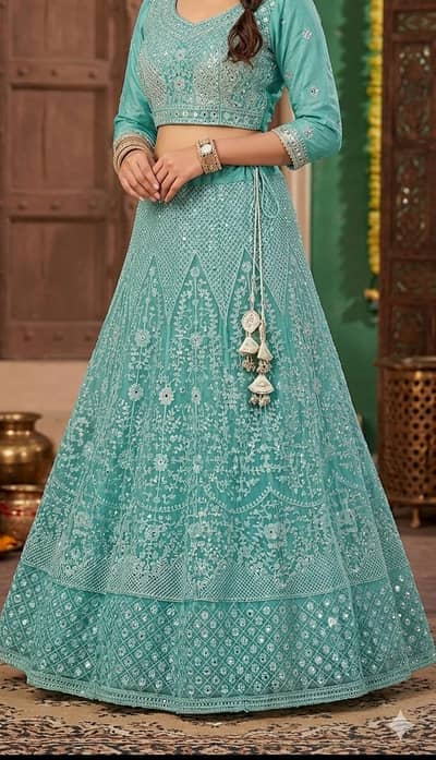 lehnga choli and duptta