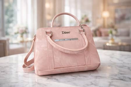 styish trending women hand bag in pink colour with best quality deliv