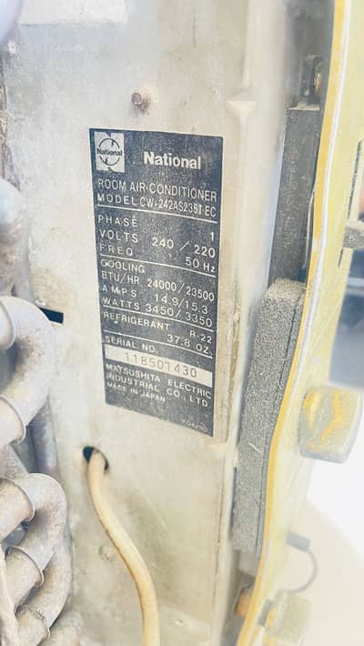National Japan window ac 2 ton