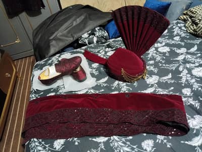 Sherwani and 3 piece kot pant 03234586913