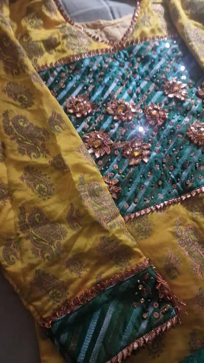 Banarsi suit for wedding mayon