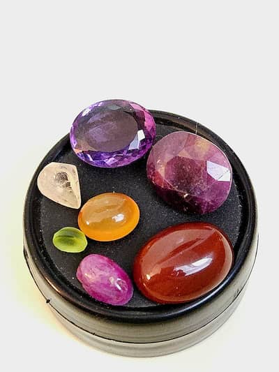 chandi chala ring and gemstones