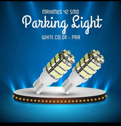 42 SMD LED Parking Light White Color- Pair - Led Light Bulb For