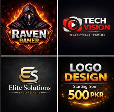 Professional Logo Design | Gaming & Business Logo | Cheap Price