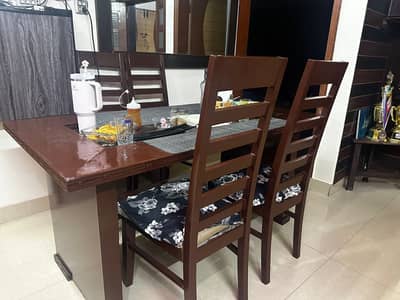 Dining table with 4 chairs