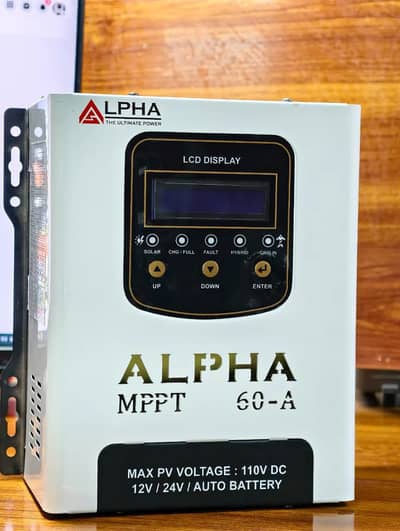 Alpha Solar Charge Controller MPPT 60A - Premium Hybrid Model AP-DIGIT
