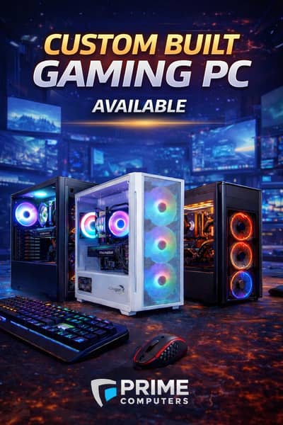 Custom Built Gaming Pc available