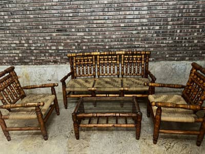 5 seater sindhi sofa chair set
