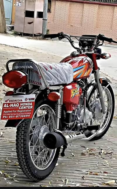 All New Honda CG-125, Red beast