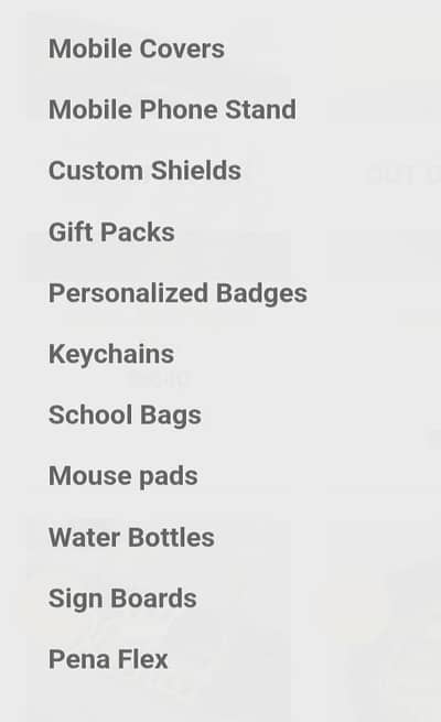 Customizable Accessories