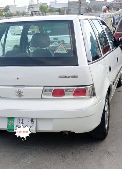 Suzuki Cultus vxr 2015 model Rawalpindi registered for sale