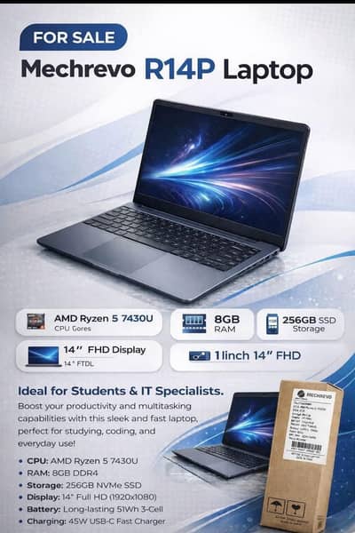 New mechrevo laptop Ryzen 5 7430