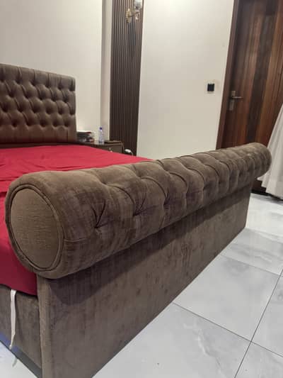 Premium King Size Bed with Side Tables and Mattress
