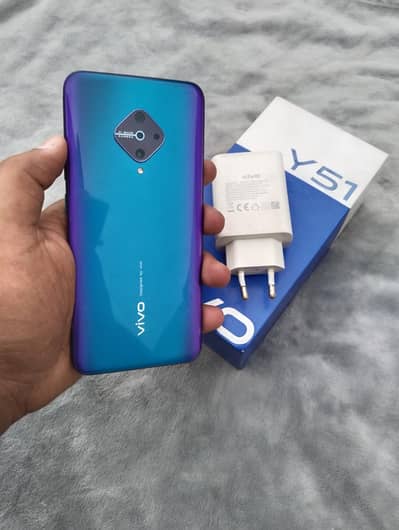 Vivo Y51 4/128GB Complete Box 10/10 Condition For Sale 0300,7342115