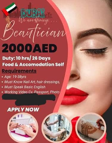 Beauty salon job