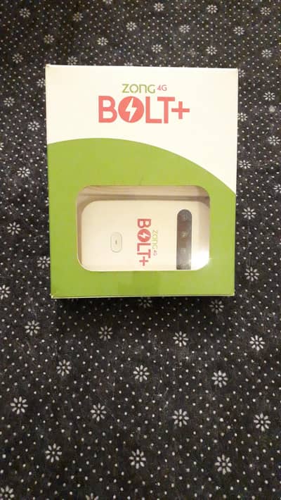 Zong bolt+ 4g like new condition