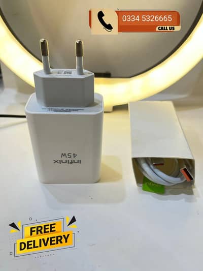 Infinix Original Charger 45w Super Charge
