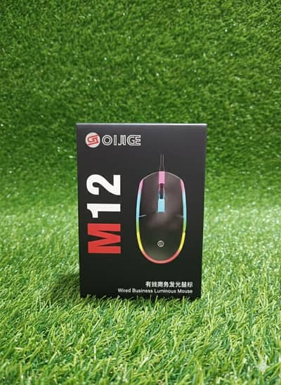 M12 Wired RGB Gaming Mouse (OIJIGE)